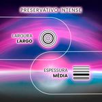 preservativo lubrificante jontex intense 2 unidades