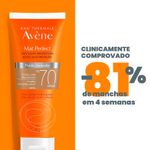 protetor solar facial avène mat perfect fluido clareador fps 70 cor média 40g