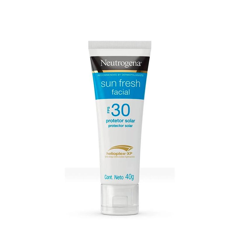protetor solar facial neutrogena sun fresh fps 30 40g
