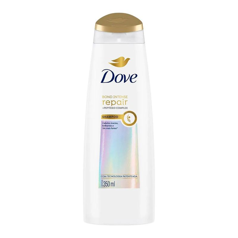shampoo dove bond intense repair peptídeo complex 350ml