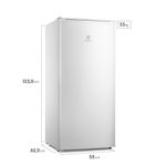 freezer electrolux vertical 162l inverter branco fei19