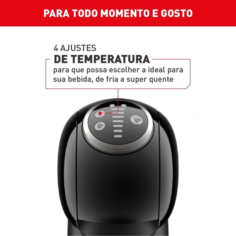 máquina de bebidas arno dolce gusto genio s plus 127v preta pj3408b1
