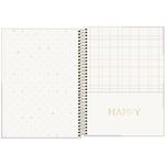 caderno universitário 12 matérias tilibra happy 192 folhas 305456