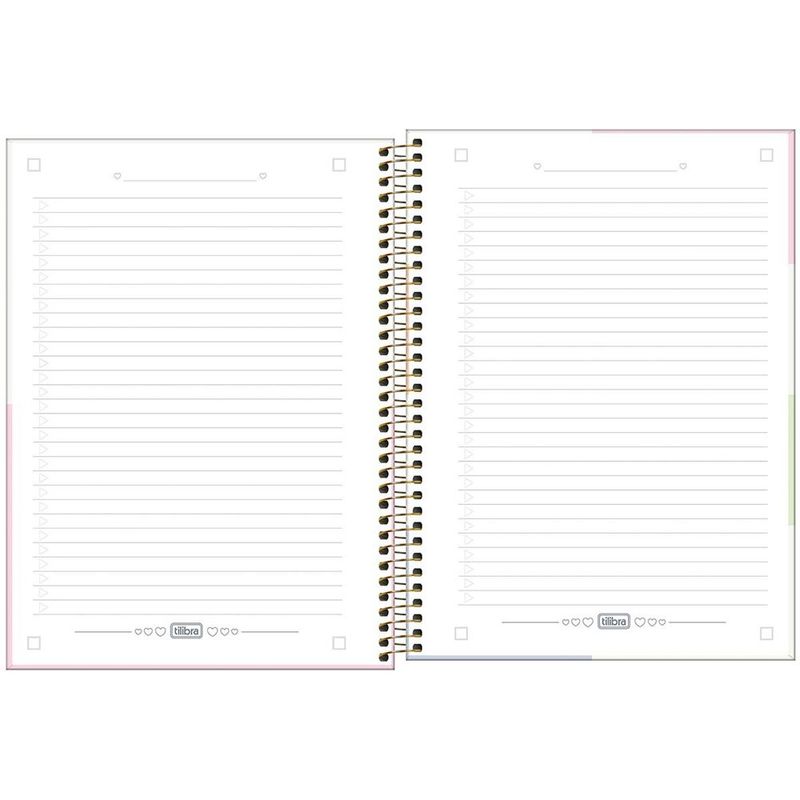 caderno universitário 12 matérias tilibra happy 192 folhas 305456