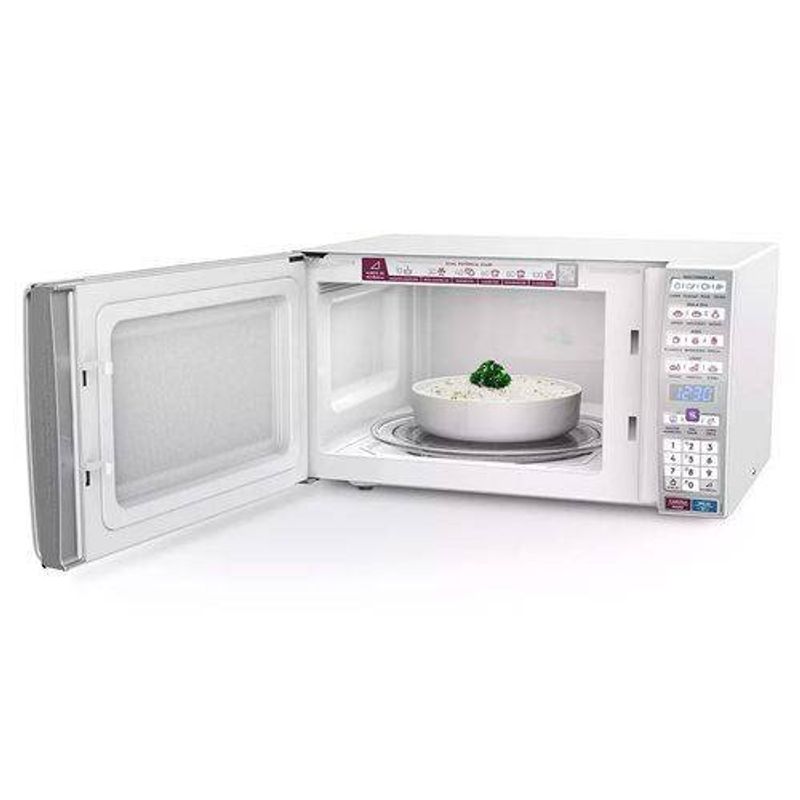 micro-ondas electrolux 34l função tira odor e manter aquecido 127v branco meo44