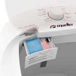 máquina de lavar mueller 10kg semiautomática family lite 600055019 127 branca