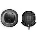 fritadeira elétrica air fryer electrolux family efficient 5l grafite eaf50