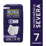 roupa íntima bigfral noturna unissex tamanho g/xg 7 unidades