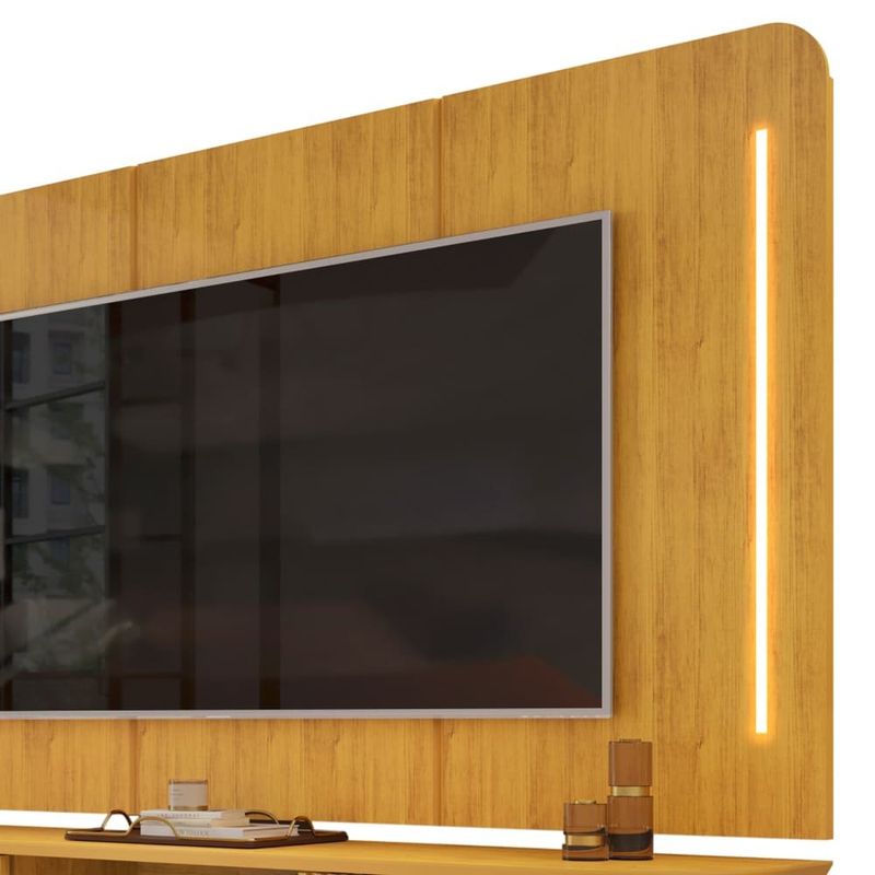 painel para tv até 75" dj móveis atlas cedro