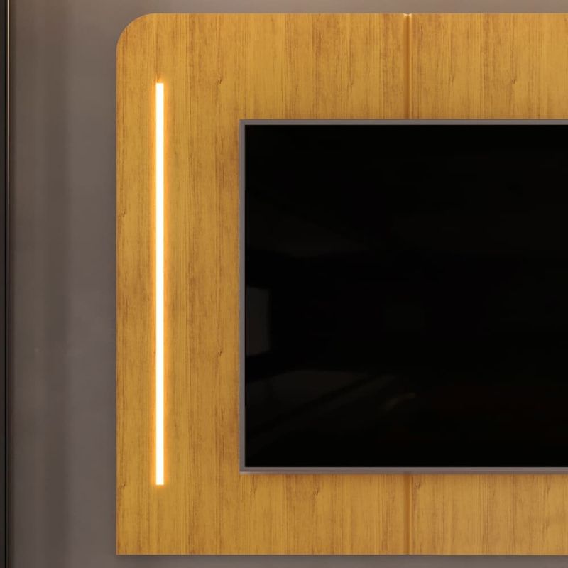 painel para tv até 75" dj móveis atlas cedro