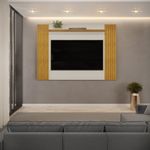 painel para tv até 70" dj móveis agnes bali com cedro