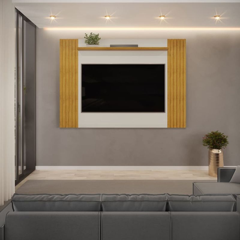 painel para tv até 70" dj móveis agnes bali com cedro
