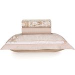 jogo de 3 peças cama solteiro karsten viajante 3097546