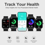 smartwatch choiknbo android com monitor de frequência cardíaca a-bi