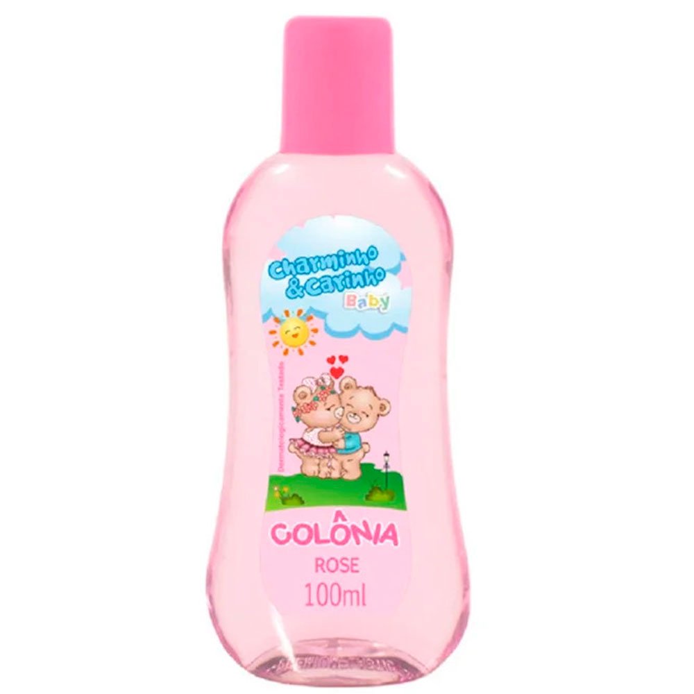 Colônia Charminho & Carinho Baby Rose 100ml