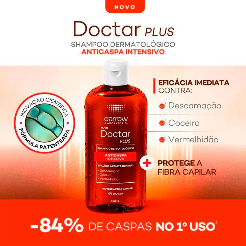 shampoo anticaspa intensivo darrow doctar plus 240ml