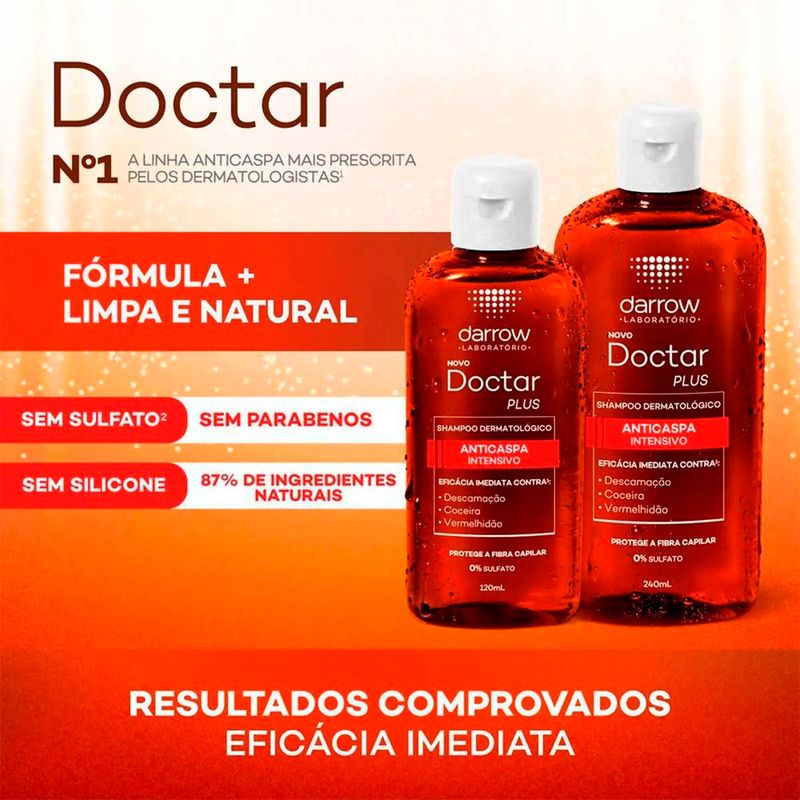 shampoo anticaspa intensivo darrow doctar plus 240ml