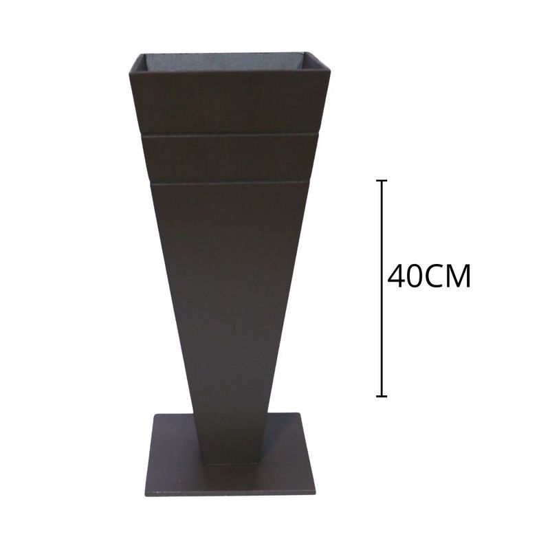 vaso decorativo vila serena tulipa em mdf 40cm (mp)