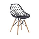 cadeira veneza fratini preto suporta até 120kg (mp)