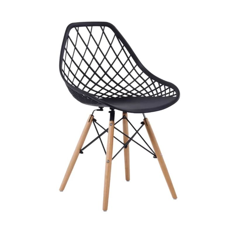 cadeira veneza fratini preto suporta até 120kg (mp)