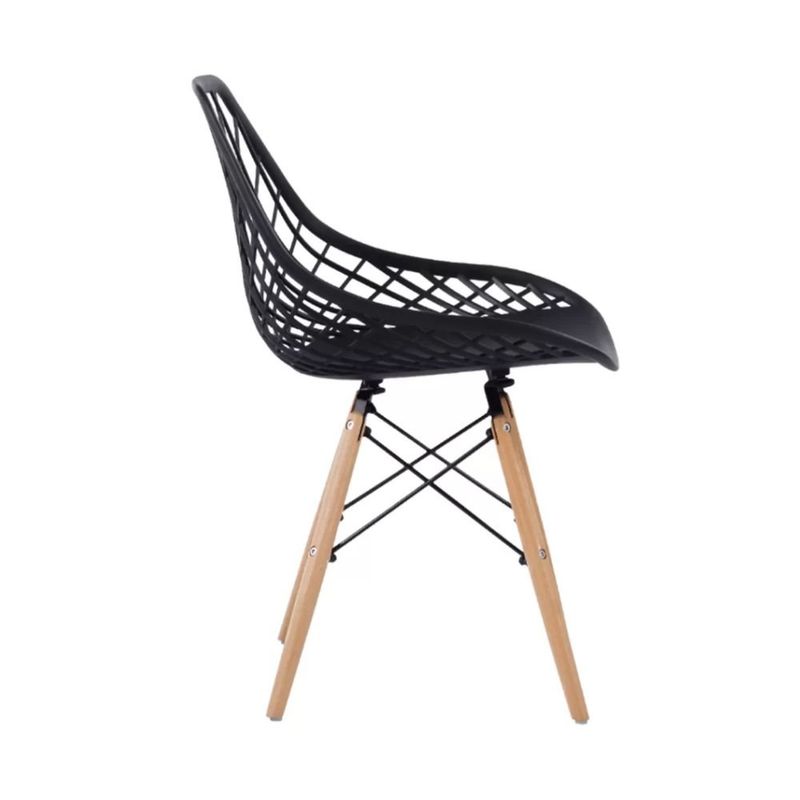 cadeira veneza fratini preto suporta até 120kg (mp)