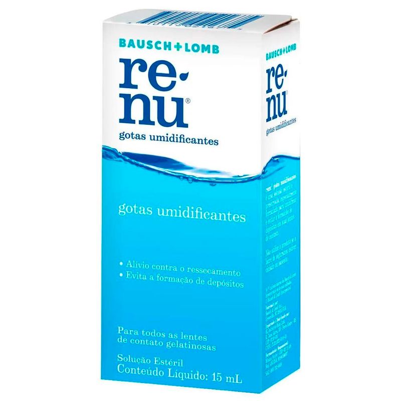renu gotas umidificantes 15ml bausch & lomb