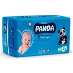 fralda descartável infantil panda total confort mega m 40 unidades