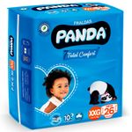 fralda descartável infantil panda total confort mega xxg 26 unidades