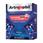 artromobil 60 cápsulas magnésio vitamina d colágeno cristália