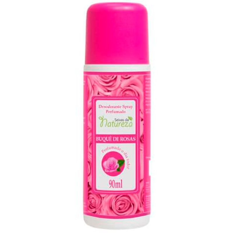 desodorante spray seivas da natureza buquê de rosas 90ml