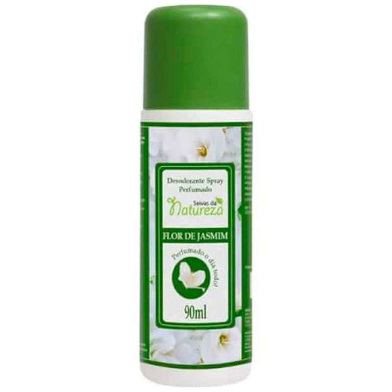 desodorante spray seivas da natureza flor de jasmim 90ml
