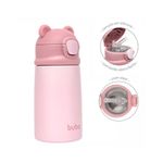 garrafa térmica infantil buba 320ml ursinho rosa 18077 (mp)