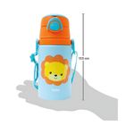 garrafa de alumínio infantil buba 400ml animal fun leão (mp)