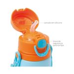garrafa de alumínio infantil buba 400ml animal fun leão (mp)