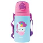 garrafa de alumínio infantil buba 400ml animal fun unicórnio (mp)