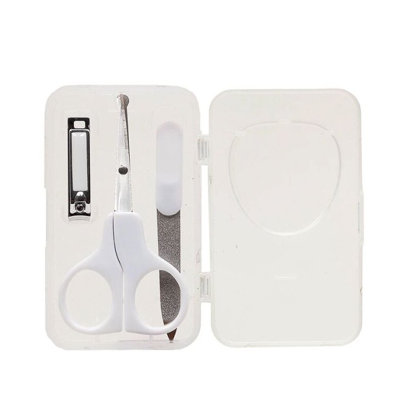 kit manicure para bebê buba com estojo 3 peças 5245 (mp)
