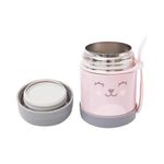 pote térmico buba com colher 320ml gumy rosa (mp)