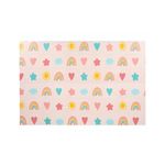 tapete de atividades para bebê buba arco íris dupla face 195x145cm (mp)
