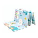 tapete de atividades para bebê buba arco íris dupla face 195x145cm (mp)
