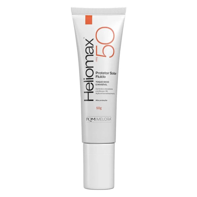 protetor solar facial fluido fps 50 heliomax 50g