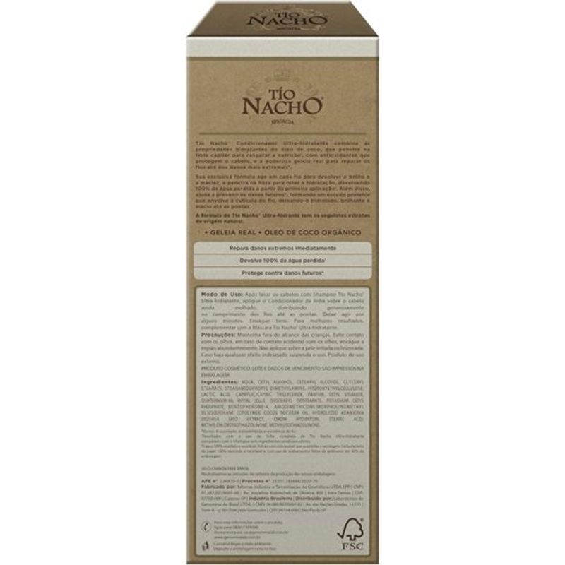 condicionador tío nacho antiqueda ultra hidratante 415ml