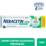 creme para assaduras nebacetin baby prevenção 120g