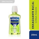 enxaguante bucal cepacol 3 em 1 citrus fusion sem álcool 250ml