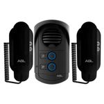 porteiro coletivo agl s-300 02 pontos slim com monofone branco (mp)
