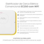 central de cerca eletrificada wifi agl com choque programável ec250 (mp)