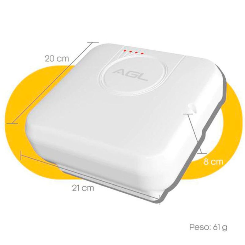 central de cerca eletrificada wifi agl com choque programável ec250 (mp)