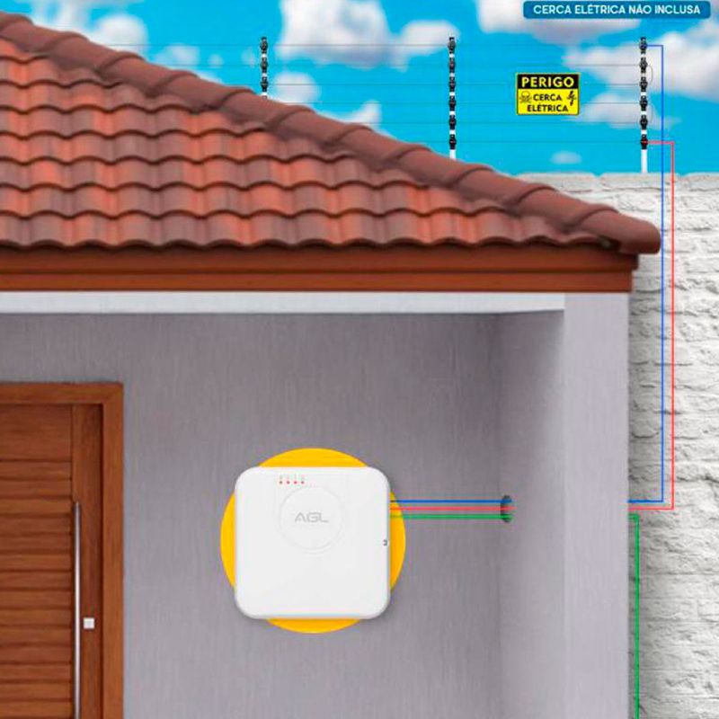 central de cerca eletrificada wifi agl com choque programável ec250 (mp)