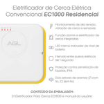 central de cerca eletrificada wifi agl com choque programável ec1000 (mp)
