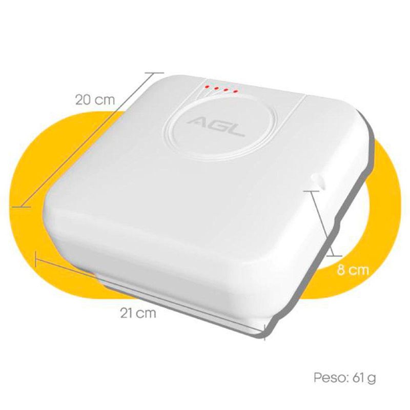 central de cerca eletrificada wifi agl com choque programável ec1000 (mp)