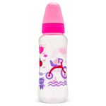 mamadeira lolly rosa bico silicone redondo 250ml